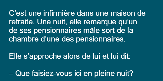 A La Maison De Retraite - Blagues-droles.com