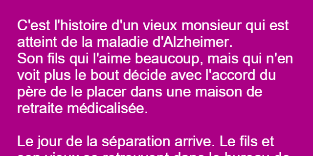 Un Vieux En Maison De Retraite - Blagues-droles.com