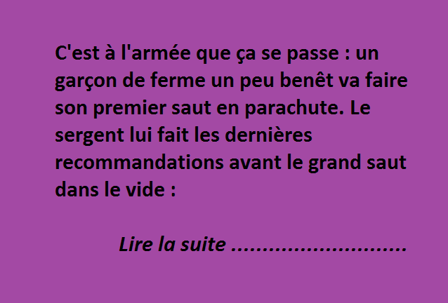 Texte Humoristique Pour Saut En Parachute